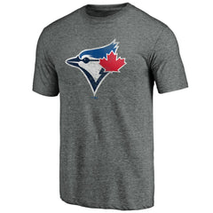 Toronto Blue Jays Weathered Official Logo Tri-Blend T-Shirt - MLB T-shirts