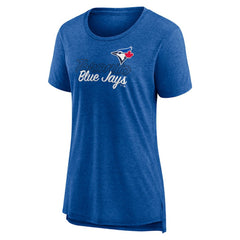 Toronto Blue Jays Women's Practice Time Tri-Blend T-Shirt - MLB T-shirts
