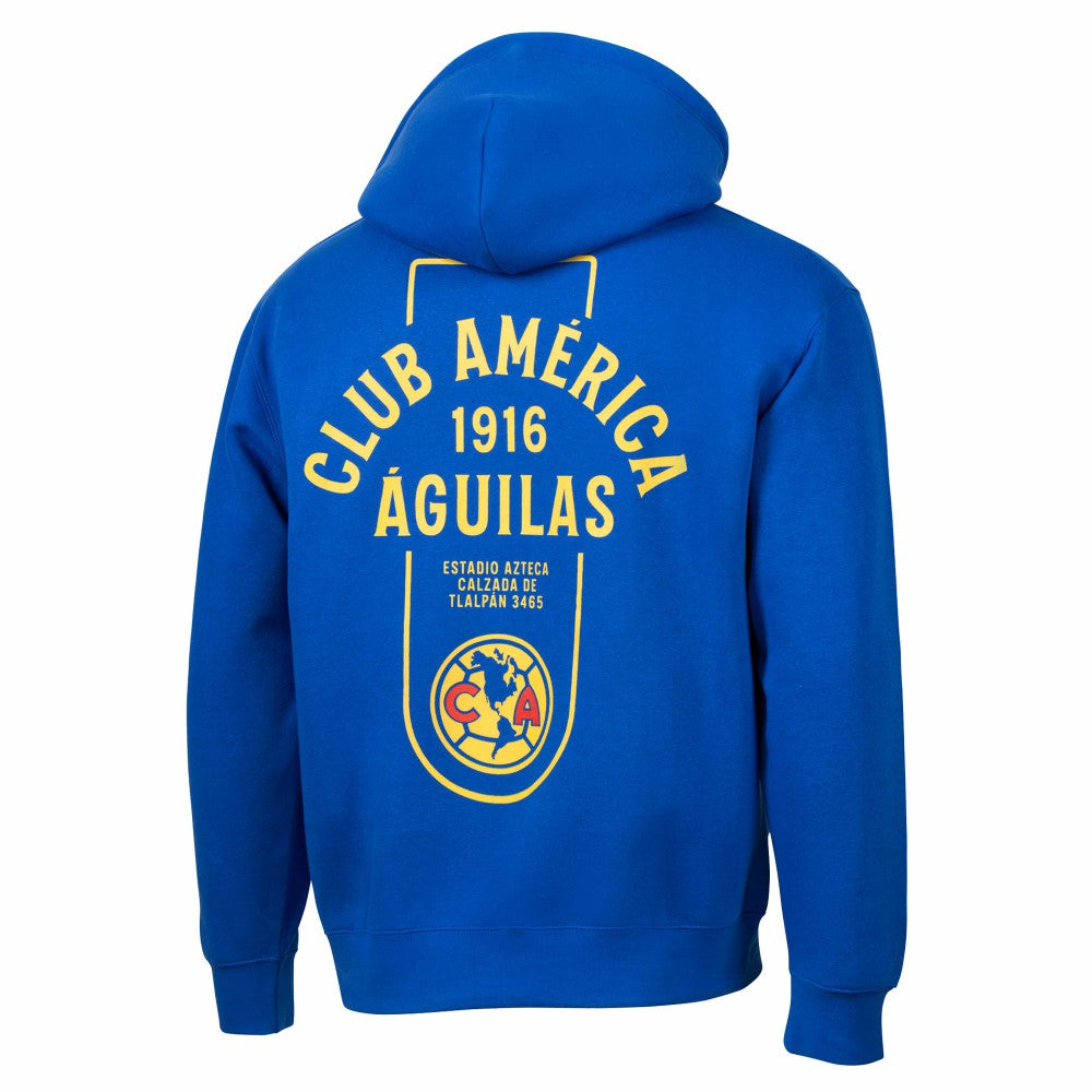 Club America Sport Design Sweden Youth Streetwear Relaxed Hoodie Discount - Royal