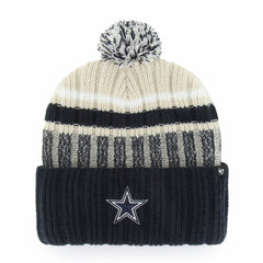 Dallas Cowboys '47 Long Range Cuffed Knit Hat with Pom | NFL Outlet