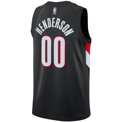 Black Scoot Henderson Portland Trail Blazers Unisex Swingman Jersey | NBA