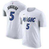 White Paolo Banchero Orlando Magic Association Edition Name & Number T-Shirt | NBA