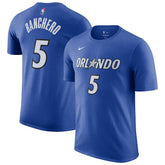 Blue Paolo Banchero Orlando Magic Icon Edition Name & Number T-Shirt | NBA