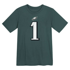 Philadelphia Eagles Jalen Hurts Preschool Player Name & Number T-Shirt | NFL Online