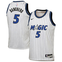 White Paolo Banchero Orlando Magic Youth Swingman Player Jersey | NBA