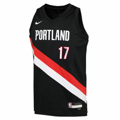 Black Shaedon Sharpe Portland Trail Blazers Youth Icon Edition Swingman Jersey | NBA