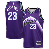 Purple Lauri Markkanen Utah Jazz Youth Icon Edition Swingman Jersey | NBA