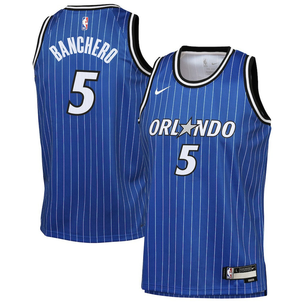 Blue Paolo Banchero Orlando Magic Youth Icon Edition Swingman Jersey | NBA