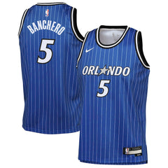 Blue Paolo Banchero Orlando Magic Youth Icon Edition Swingman Jersey | NBA