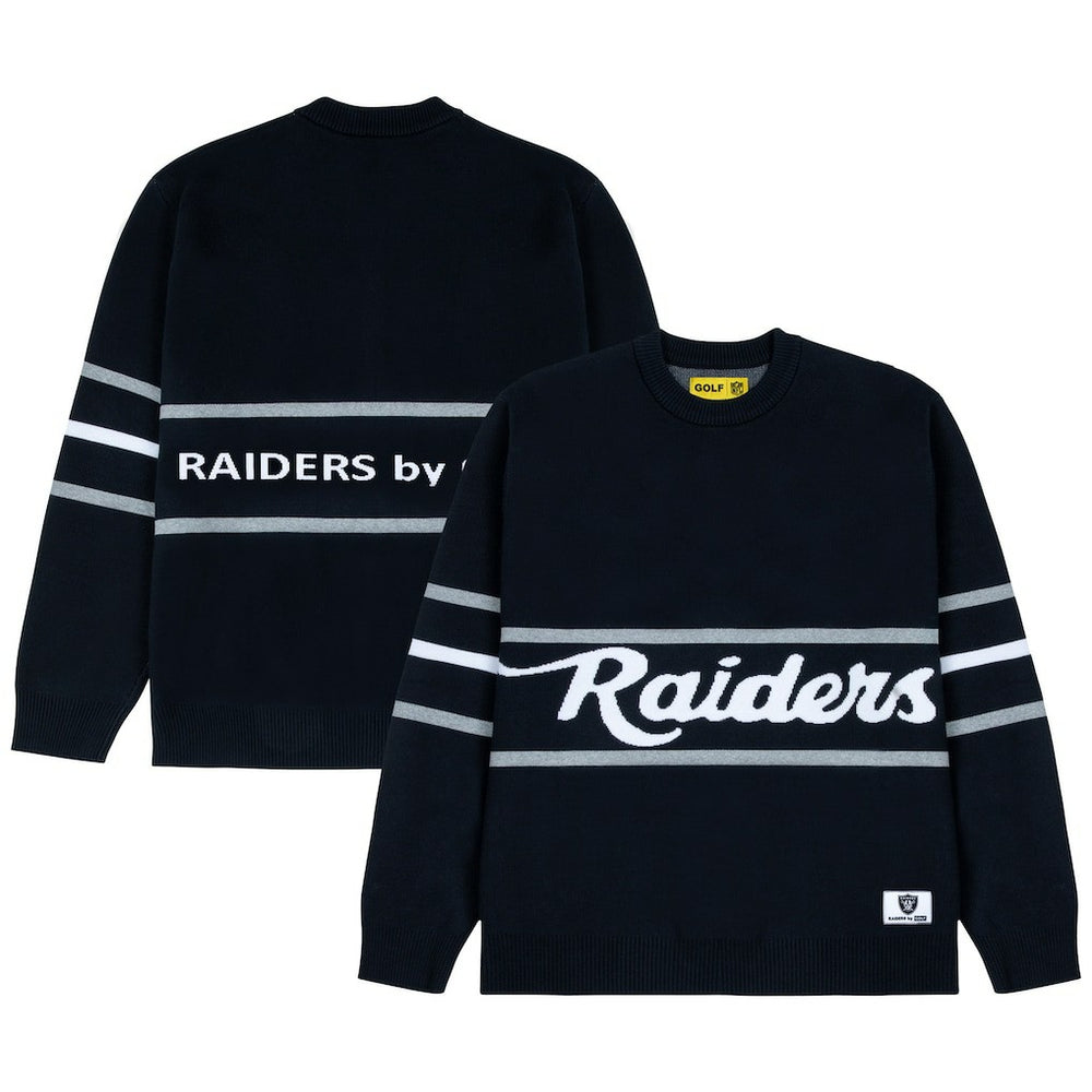 Las Vegas Raiders GOLF WANG Jacquard Pullover Sweater | NFL Sale