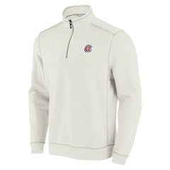 Atlanta Braves Tommy Bahama Sport Tobago Bay Tri-Blend Half-Zip Sweatshirt - MLB Sweatshirts