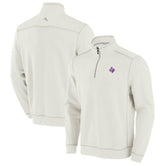 Texas Rangers Tommy Bahama Sport Tobago Bay Tri-Blend Half-Zip Sweatshirt - MLB Sweatshirts