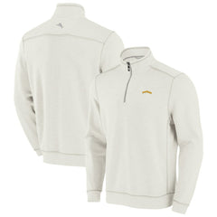 San Diego Padres Tommy Bahama Sport Tobago Bay Tri-Blend Half-Zip Sweatshirt - MLB Sweatshirts