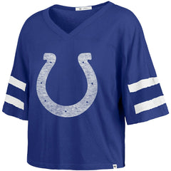 Indianapolis Colts '47 Women's Premier Scout Cropped V-Neck T-Shirt | NFL Near me