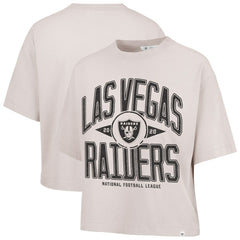 Las Vegas Raiders '47 Women's Cropped Windthrow Ravine T-Shirt | NFL Sale