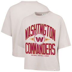 Washington Commanders '47 Women's Cropped Windthrow Ravine T-Shirt | NFL US
