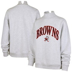 Cleveland Browns '47 Women's Vantage Mock Neck Pullover Sweatshirt | NFL Hot