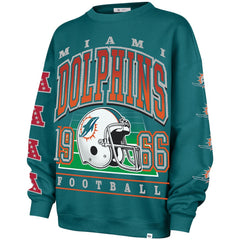 Miami Dolphins '47 Women's Go Big Oversized Pullover Sweatshirt | NFL Sale
