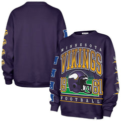 Minnesota Vikings '47 Women's Go Big Oversized Pullover Sweatshirt | NFL Online