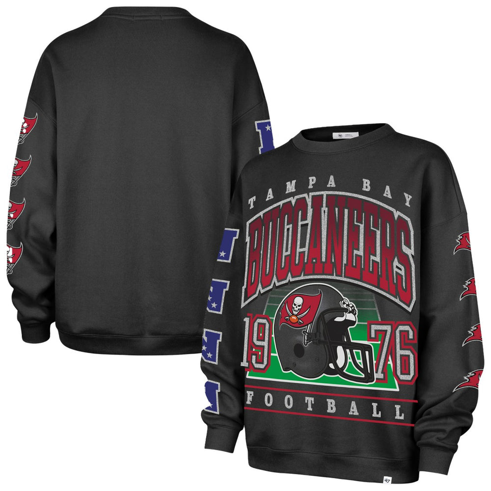 Tampa Bay Buccaneers '47 Women's Go Big Oversized Pullover Sweatshirt | NFL Near me