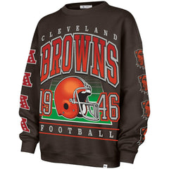 Cleveland Browns '47 Women's Go Big Oversized Pullover Sweatshirt | NFL Hot