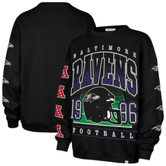 Baltimore Ravens '47 Women's Go Big Oversized Pullover Sweatshirt | NFL Outlet