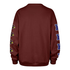 Arizona Cardinals '47 Women's Go Big Oversized Pullover Sweatshirt | NFL Outlet