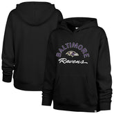 Baltimore Ravens '47 Women's Whirlwind Naomi Pullover Hoodie | NFL Discount