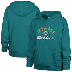 Miami Dolphins '47 Women's Whirlwind Naomi Pullover Hoodie | NFL On sale