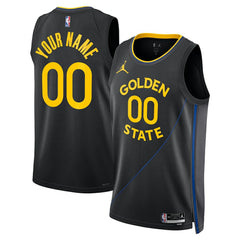 Black Golden State Warriors Jordan Brand Unisex 2024/25 Custom Swingman Jersey sale | NBA