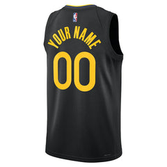 Black Golden State Warriors Jordan Brand Unisex 2024/25 Custom Swingman Jersey sale | NBA