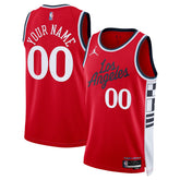 Red LA Clippers Jordan Brand Unisex 2024/25 Custom Swingman Jersey | NBA