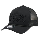Washington Nationals New Era City Initial 9FORTY A-Frame M-Crown Adjustable Trucker Hat - MLB Hats