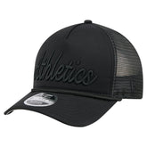 Athletics New Era City Initial 9FORTY A-Frame M-Crown Adjustable Trucker Hat - MLB Hats