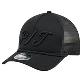 Pittsburgh Pirates New Era City Initial 9FORTY A-Frame M-Crown Adjustable Trucker Hat - MLB Hats