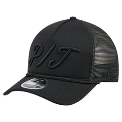 Pittsburgh Pirates New Era City Initial 9FORTY A-Frame M-Crown Adjustable Trucker Hat - MLB Hats