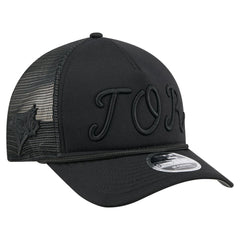 Toronto Blue Jays New Era City Initial 9FORTY A-Frame M-Crown Adjustable Trucker Hat - MLB Hats