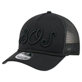 Boston Red Sox New Era City Initial 9FORTY A-Frame M-Crown Adjustable Trucker Hat - MLB Hats
