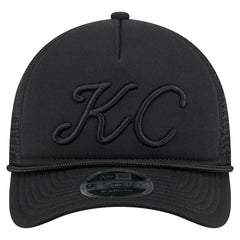 Kansas City Royals New Era City Initial 9FORTY A-Frame M-Crown Adjustable Trucker Hat - MLB Hats