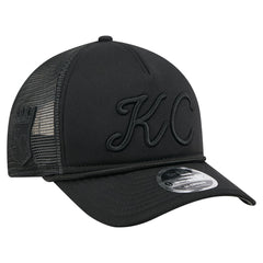 Kansas City Royals New Era City Initial 9FORTY A-Frame M-Crown Adjustable Trucker Hat - MLB Hats