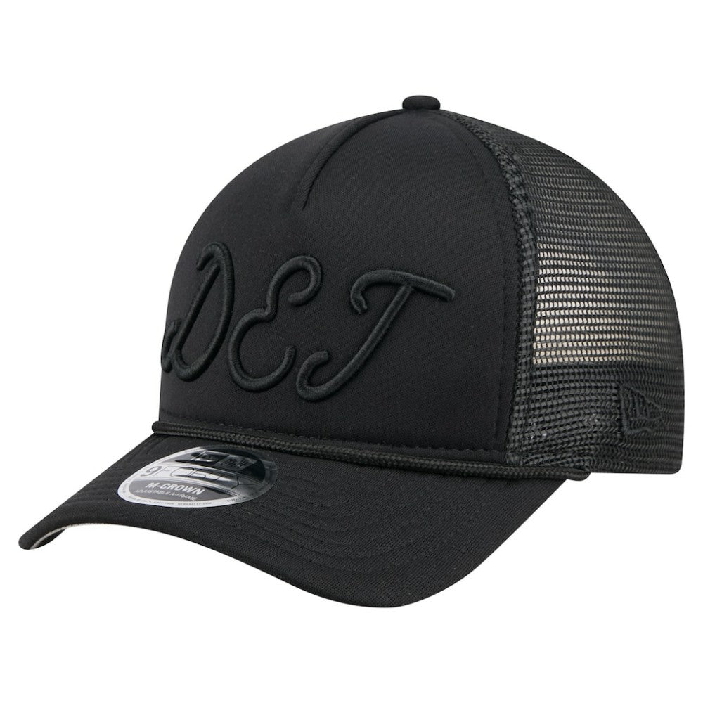 Detroit Tigers New Era City Initial 9FORTY A-Frame M-Crown Adjustable Trucker Hat - MLB Hats