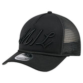 Milwaukee Brewers New Era City Initial 9FORTY A-Frame M-Crown Adjustable Trucker Hat - MLB Hats