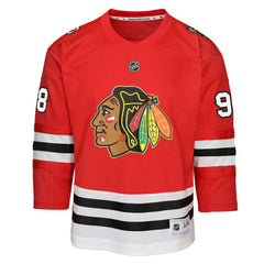 Connor Bedard Chicago Blackhawks Youth Home Centennial Premier Jersey - NHL Jerseys