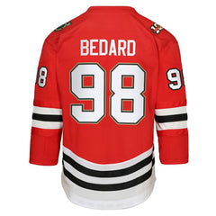 Connor Bedard Chicago Blackhawks Youth Home Centennial Premier Jersey - NHL Jerseys