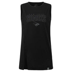 San Jose Sharks Levelwear Women's Influx Darkmoon Tank Top - NHL Tank Top