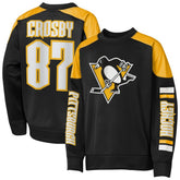 Sidney Crosby Pittsburgh Penguins Outerstuff Youth Best Defense Name & Number Crewneck Sweatshirt - NHL Sweatshirts