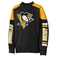Sidney Crosby Pittsburgh Penguins Outerstuff Youth Best Defense Name & Number Crewneck Sweatshirt - NHL Sweatshirts
