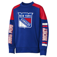 Igor Shesterkin New York Rangers Outerstuff Youth Best Defense Name & Number Crewneck Sweatshirt - NHL Sweatshirts