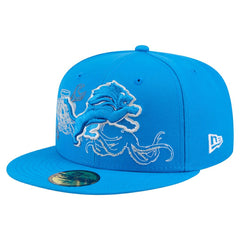 Detroit Lions State Stitch 59FIFTY Fitted Hat | NFL Near me