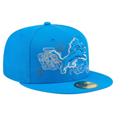 Detroit Lions State Stitch 59FIFTY Fitted Hat | NFL Near me